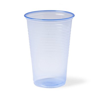 IJsblauwe drink beker