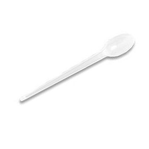 Roerlepel plastic wit 125mm