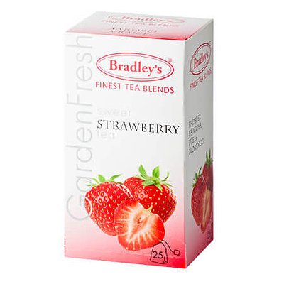 Aardbeien thee van Bradley's Finest Tea Blends