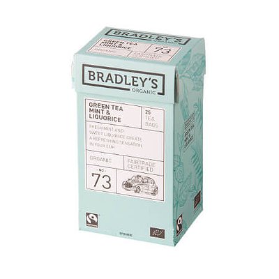 Bradley's Organic groene thee munt zoethout