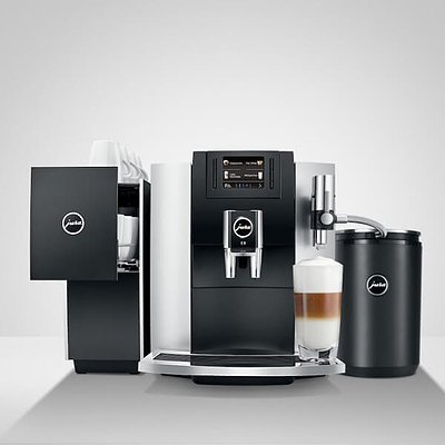 Koffieautomaat Jura E8 Platina compleet