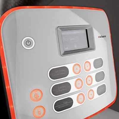 Koffieautomaat Schaerer Vito orange display