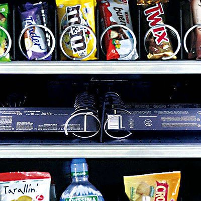 Snackautomaat Vendo Global Snack Design hoogtes