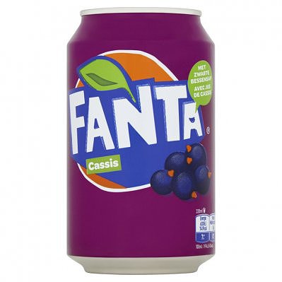 Fanta Cassis Blik 330 ml